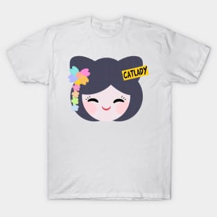 Kokeshi Catlady T-Shirt